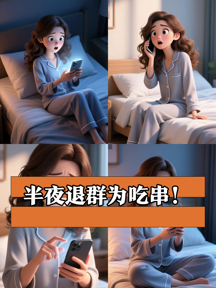 闺蜜因夜宵踢我出群,凌晨她老公敲门送小龙虾!