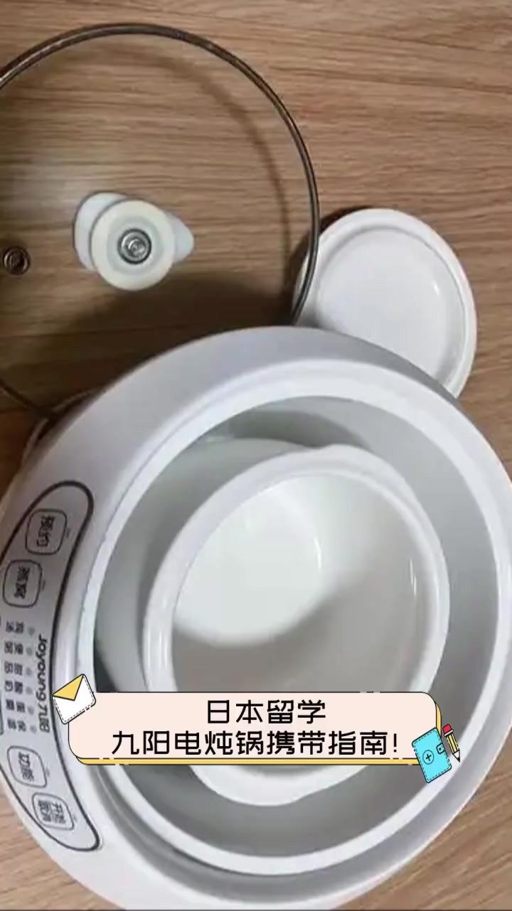 日本留学,九阳电炖锅携带指南!
