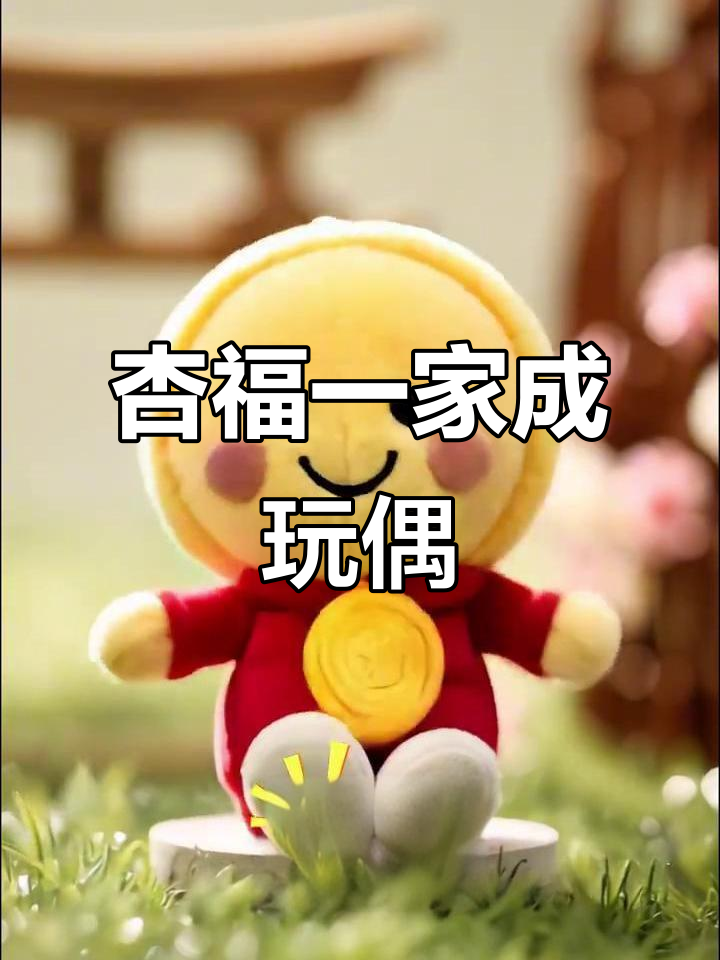 咀香园的“杏福一家”变毛绒玩具,萌态十足!