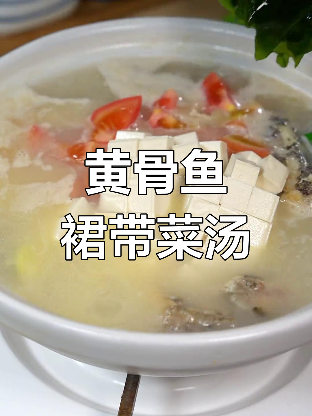 春季孩子营养汤,黄骨鱼与裙带菜完美搭配