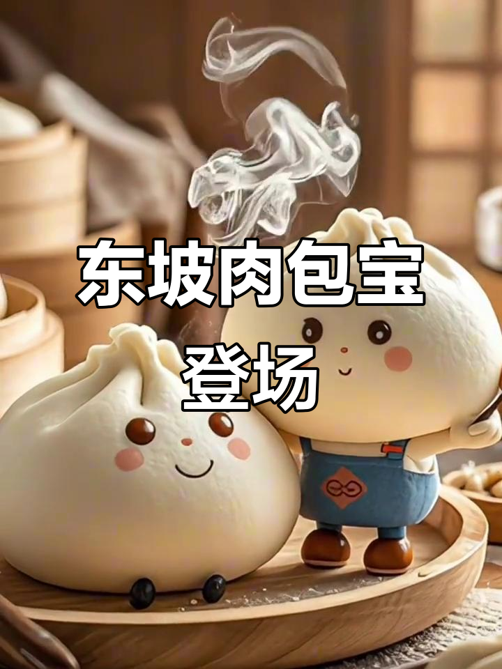 可爱东坡肉包宝,萌态十足来袭