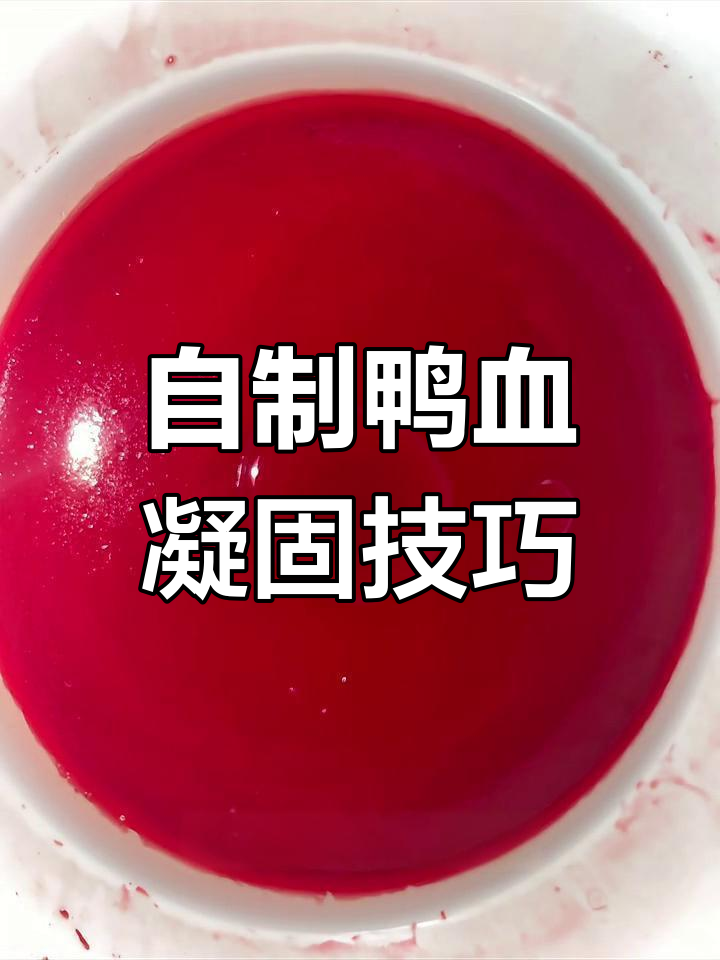 在家杀鸭接血,轻松做细腻鸭血汤