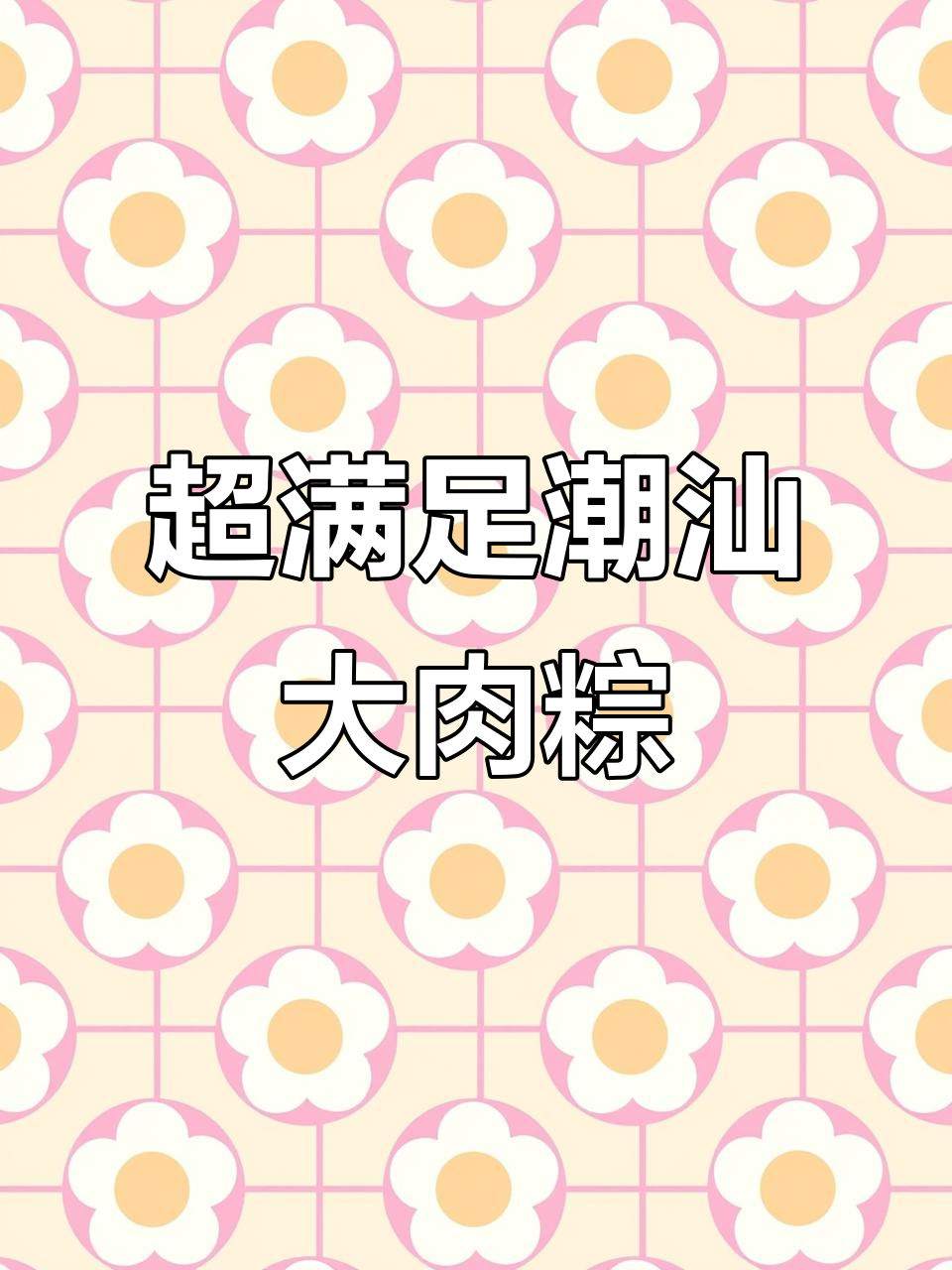 潮汕超级肉粽,满满一整口全是味蕾的享受