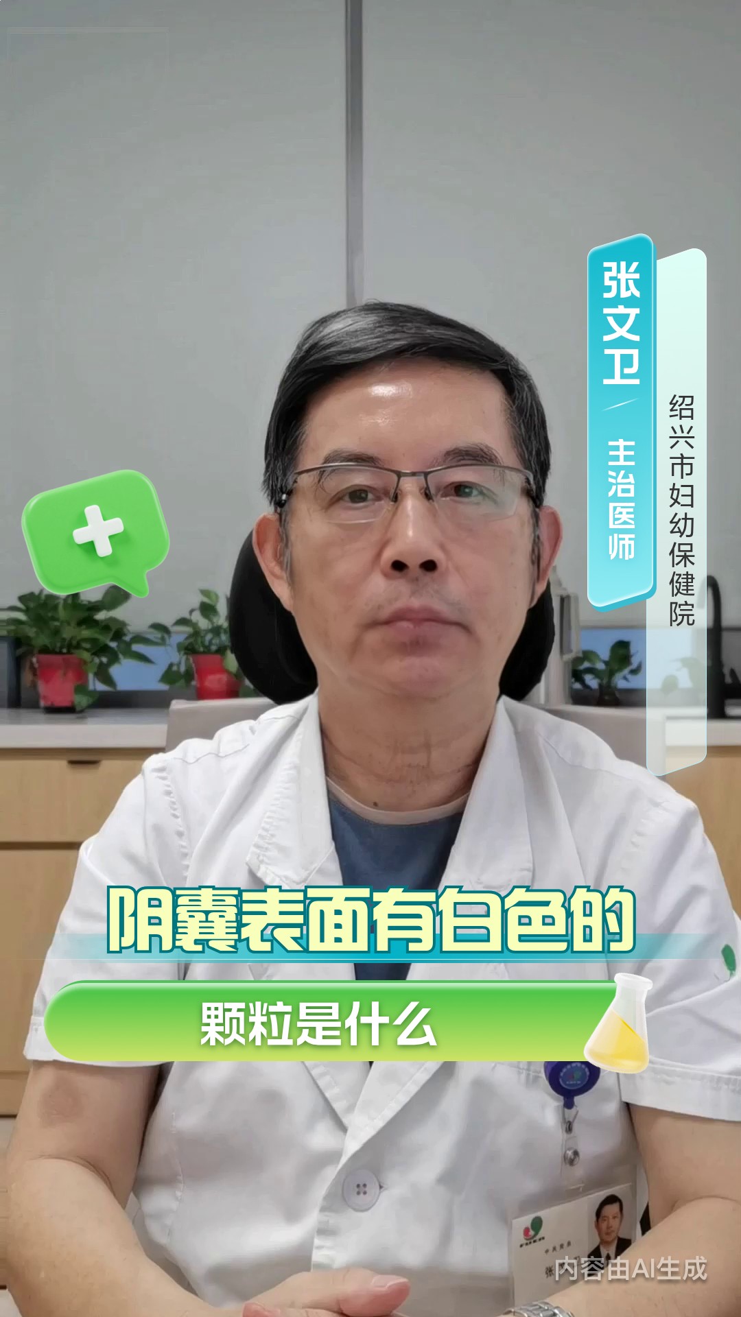 睾丸表面有白色的颗粒是什么