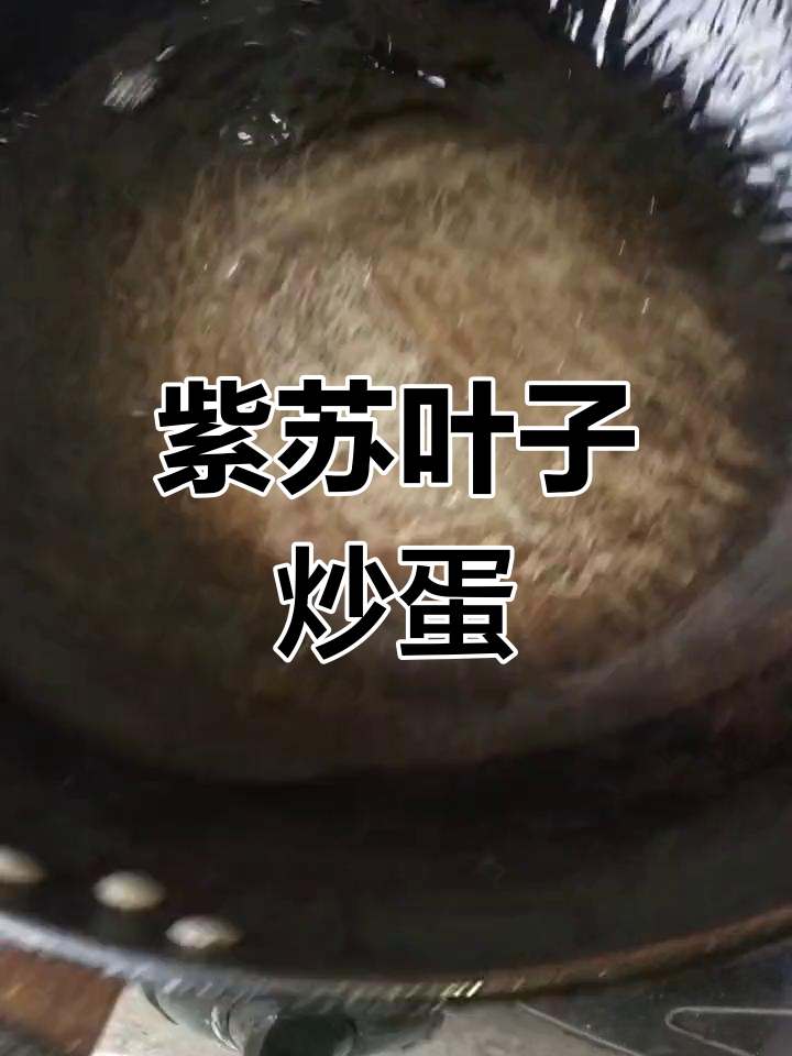 紫苏叶炒鸡蛋,乡村美味新体验