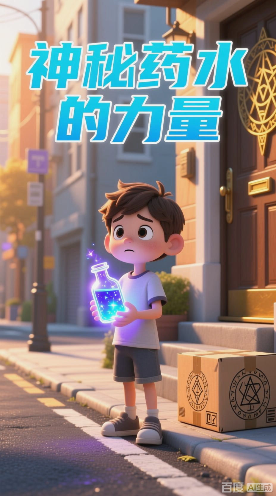 小男孩变身肌肉男的奇幻之旅