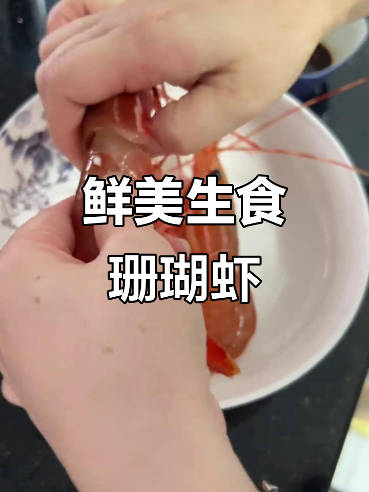 生吃珊瑚虾,味道超乎想象!