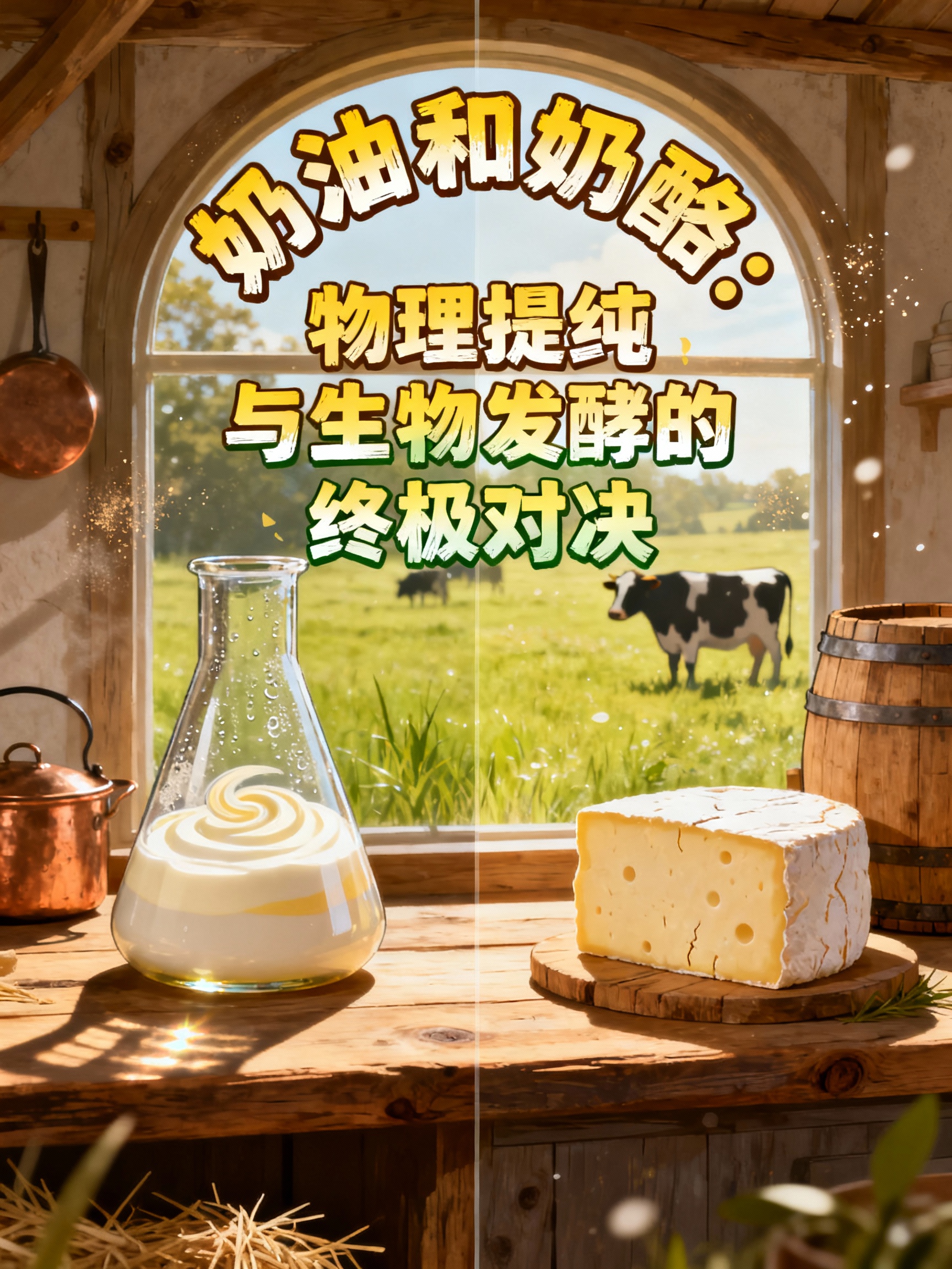 奶油和奶酪：物理提纯与生物发酵的终极对决