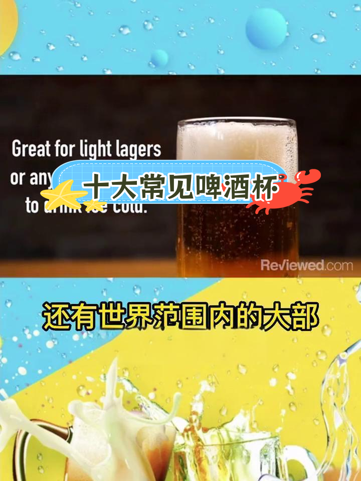 啤酒杯种类大揭秘,如何选择最适合的酒杯