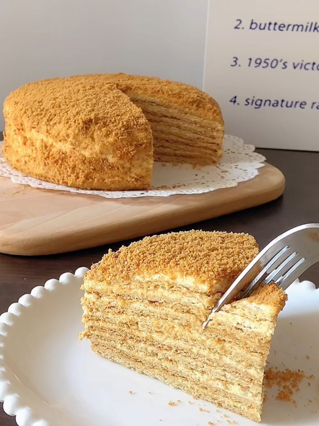 俄式提拉米苏~高颜值甜品在家做!超详细步骤