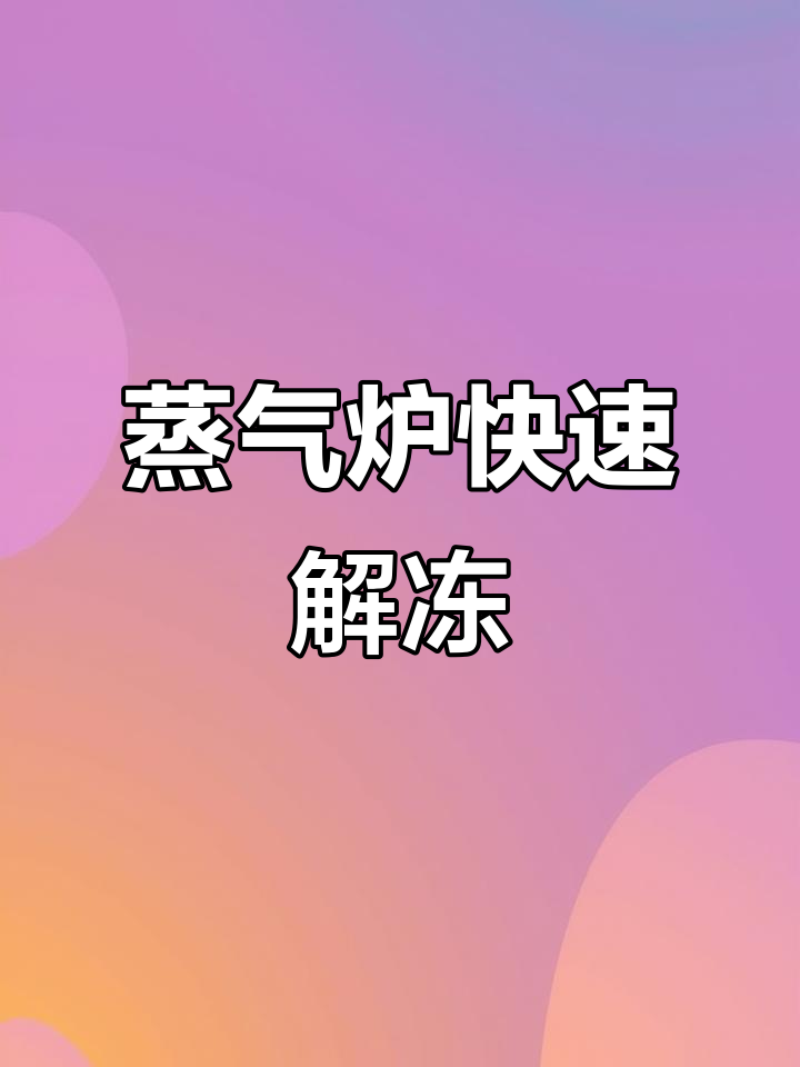 蒸汽炉烤车神器,冻水管秒解封