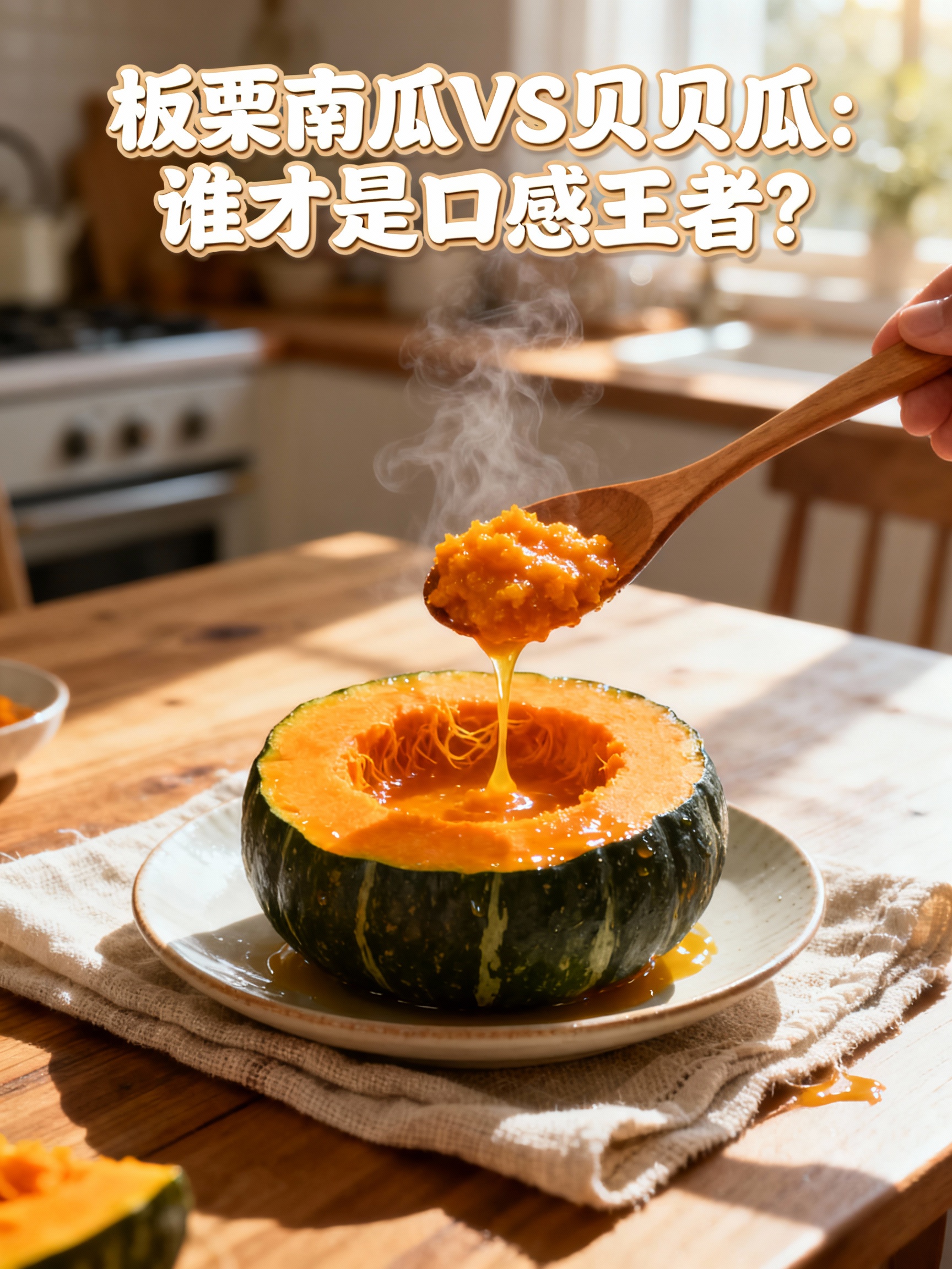 板栗南瓜VS贝贝瓜:谁才是口感王者?