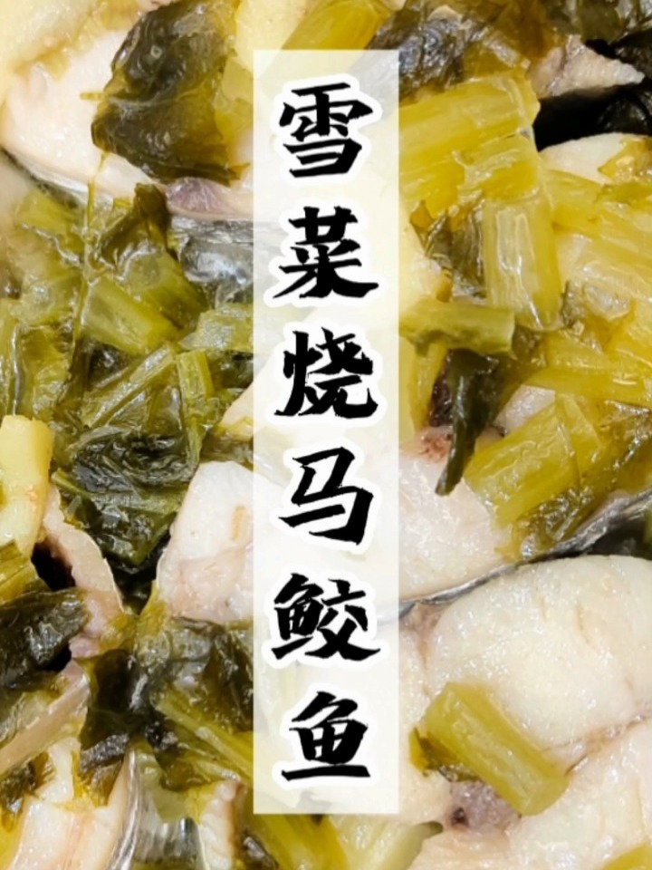 每日分享一道海鲜美食——雪菜烧马鲛鱼