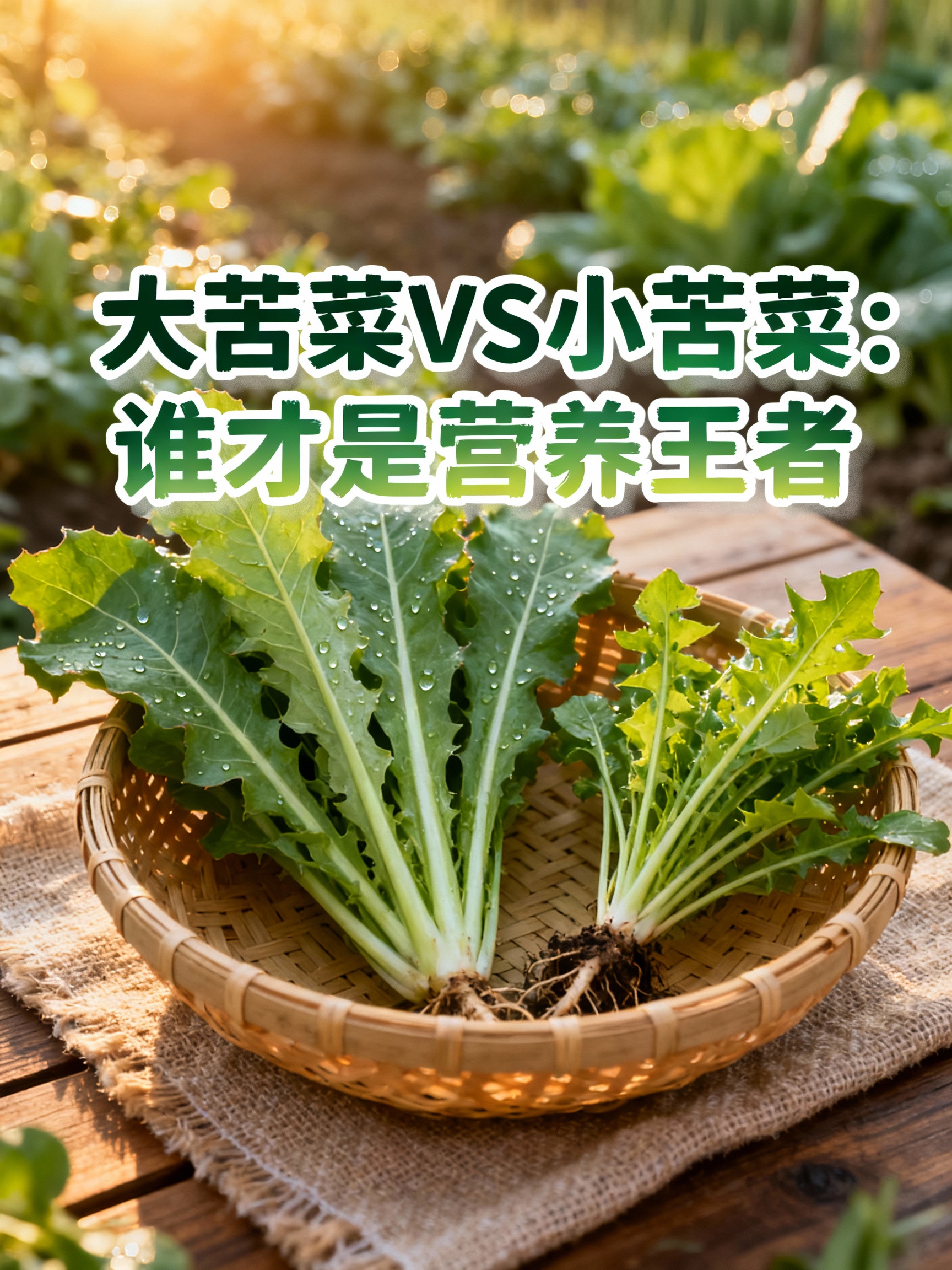 大苦菜VS小苦菜:谁才是营养王者