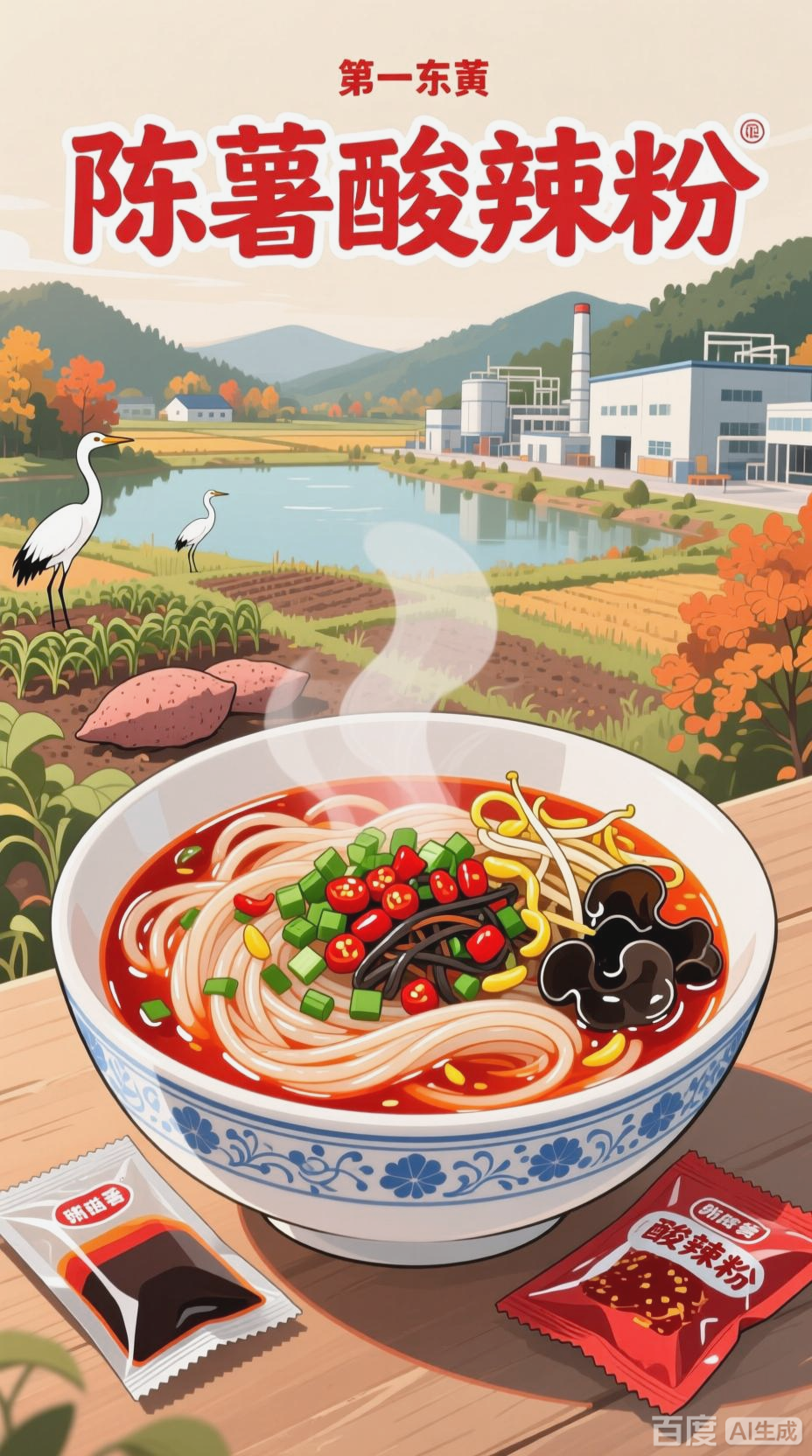 陈薯酸辣粉，动漫风味介绍