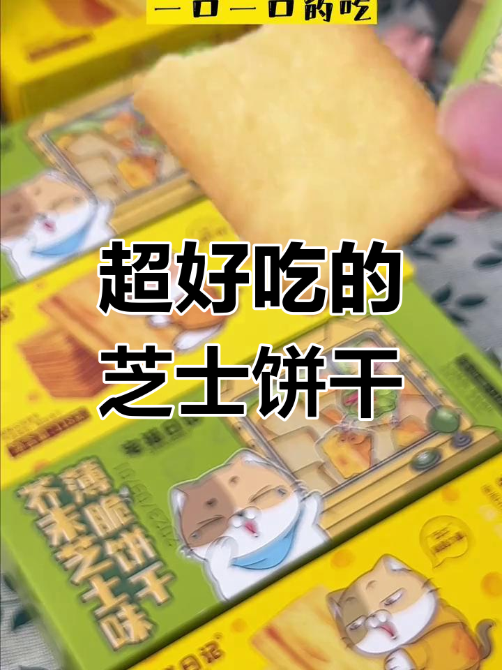 盐烧芝士与芥末芝士,薄脆饼干新口味