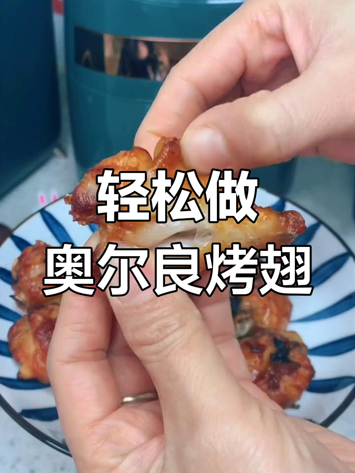 空气炸锅版奥尔良烤鸡翅,简单又美味