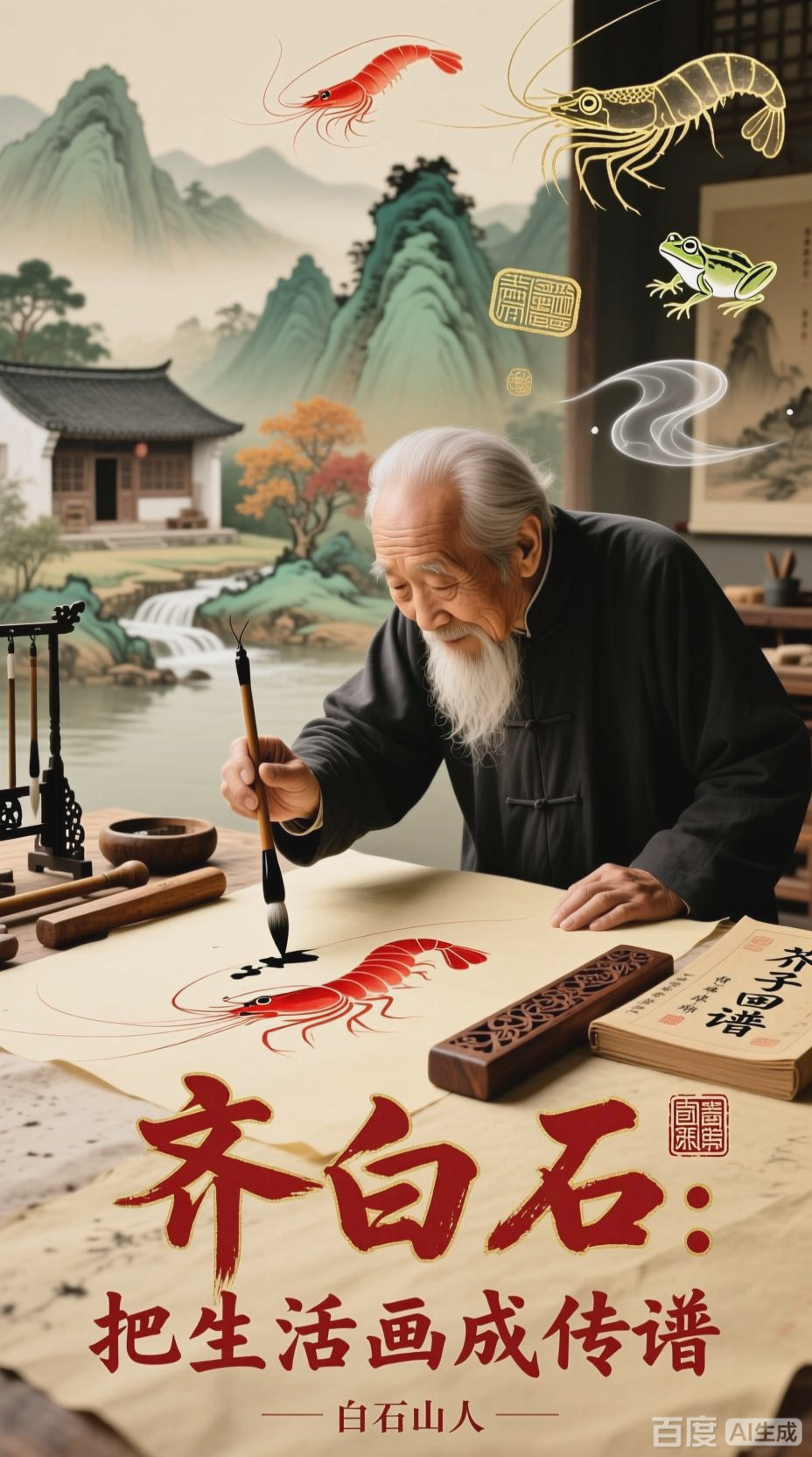 齐白石的艺术人生与作品赏析