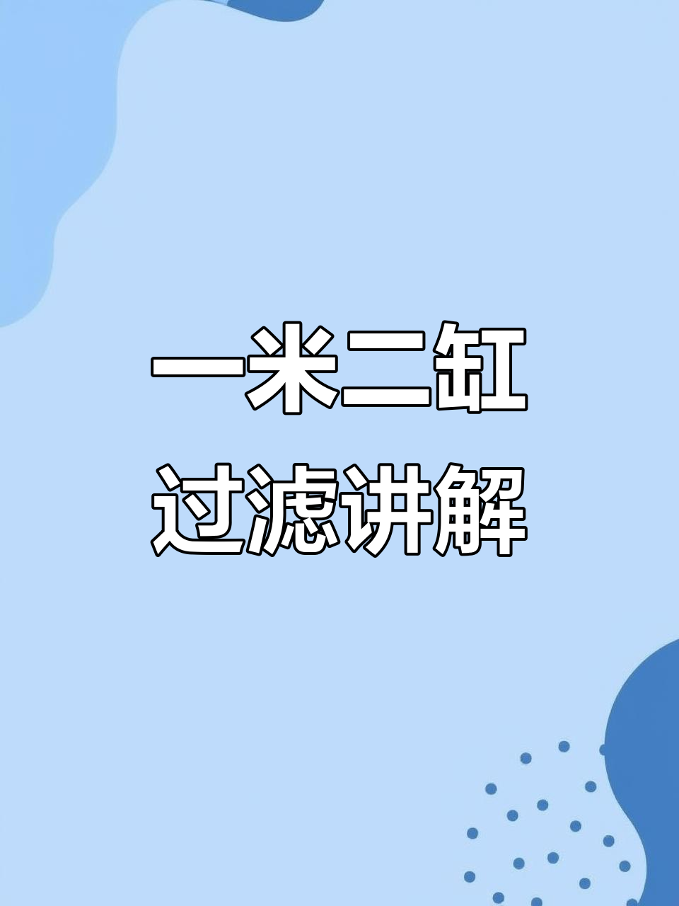 1.2米缸过滤系统全解析,泰狮与兰寿混养经验分享