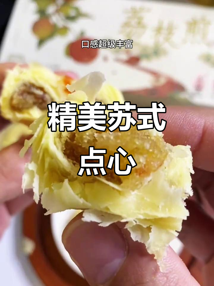 小苏州的精致点心,外脆内松软,每一口都是美味与艺术的结合