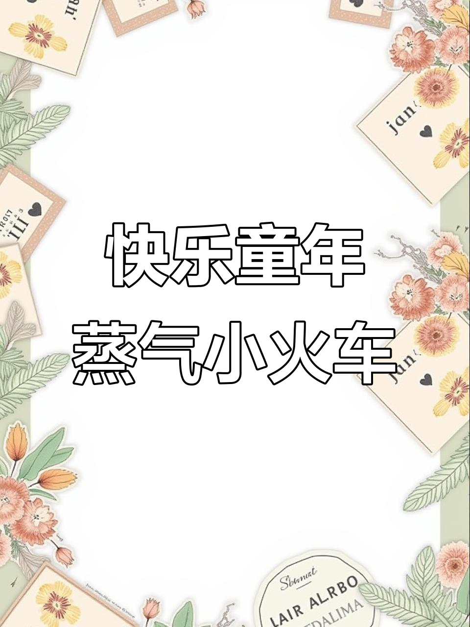 蒸汽小火车:儿童玩具乐趣多,3岁4岁女孩男孩都爱玩