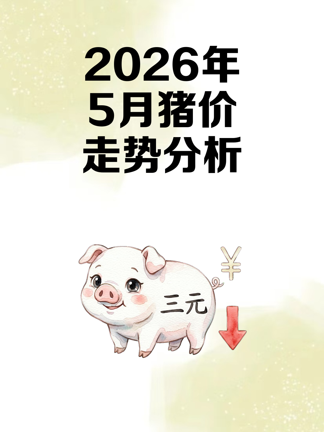 2026年5月猪价走势分析