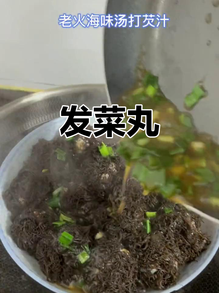 广宁传统手打发菜丸