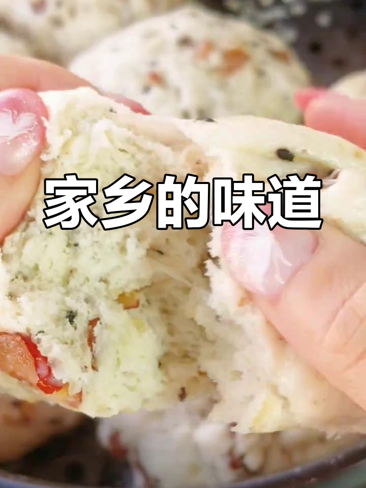 东北风味馒头,红枣黑芝麻香气扑鼻,回味无穷!
