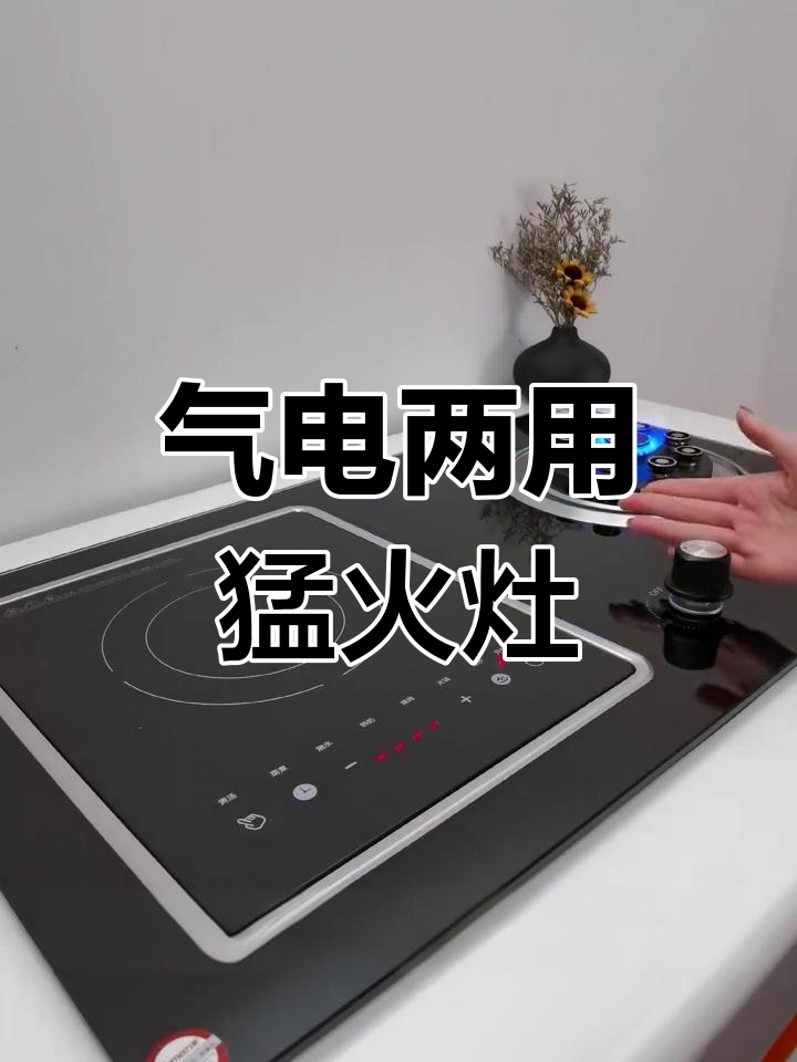 电磁炉与燃气灶双用,强力加热更方便