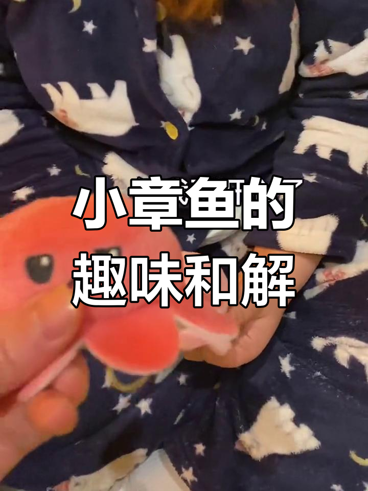 情侣争执,我总先低头。这个小章鱼玩偶超有趣!