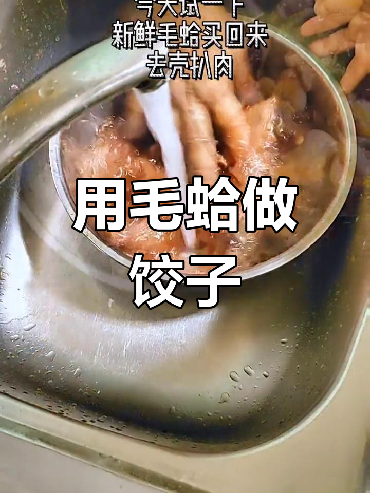 新鲜毛蛤包饺子,味道如何?