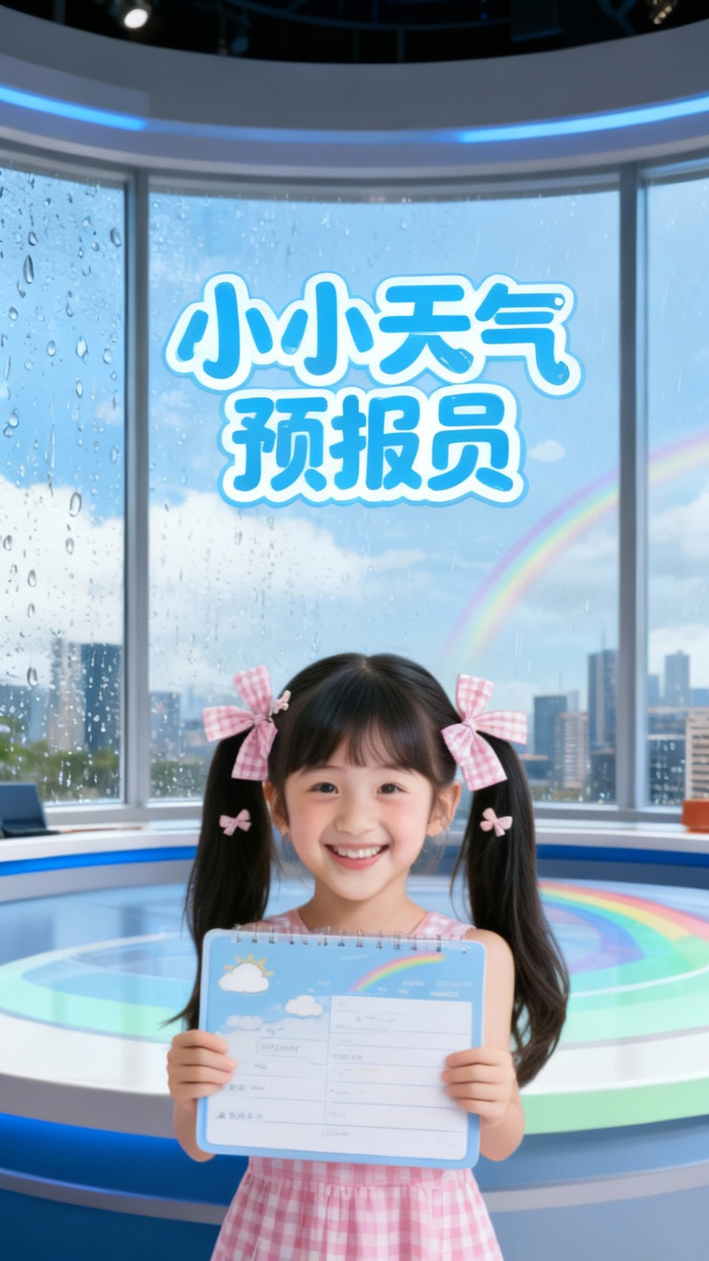 小小天气预报员播报天气