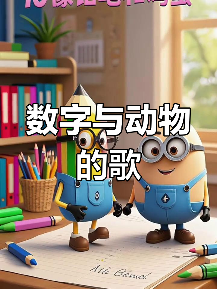 数字儿歌:从铅笔到蛋糕,趣味学数学