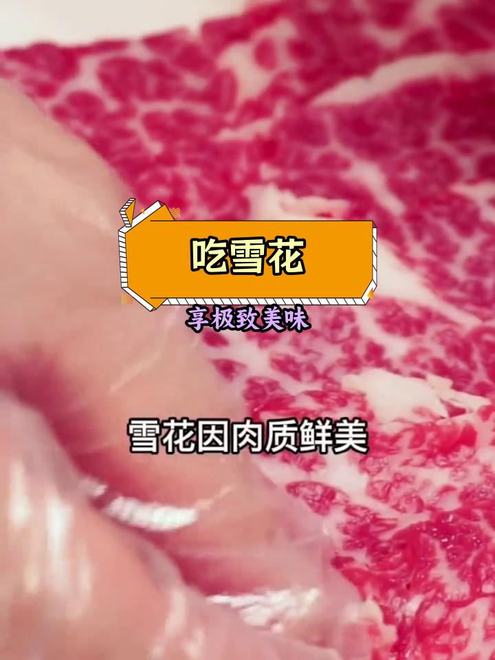 潮汕牛肉火锅必试雪花部位