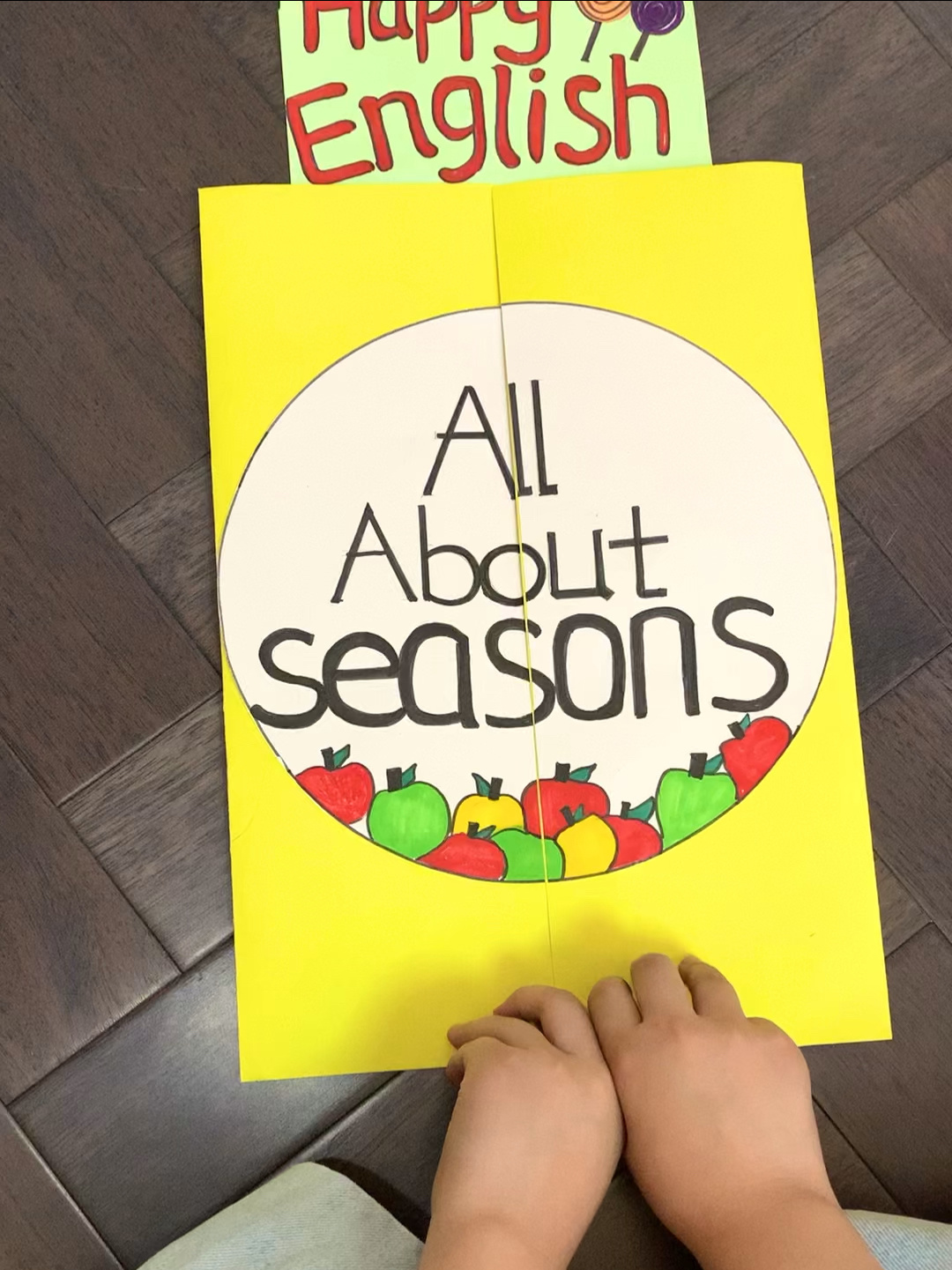 英语手抄报(四年级季节)～