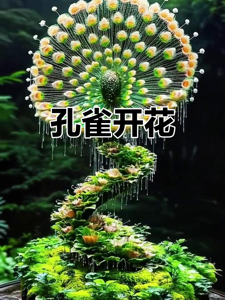 孔雀开屏花:美丽花瓣环绕,惊艳来袭