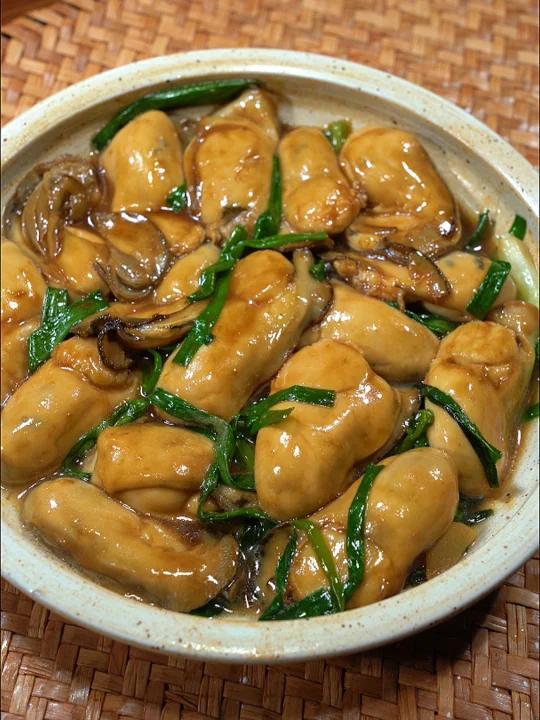火爆餐厅的葱姜炒生蚝,鲜香美味又下饭