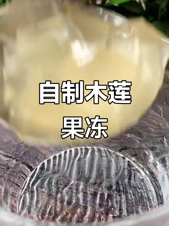 木莲果变Q弹果冻,简单步骤教你做!