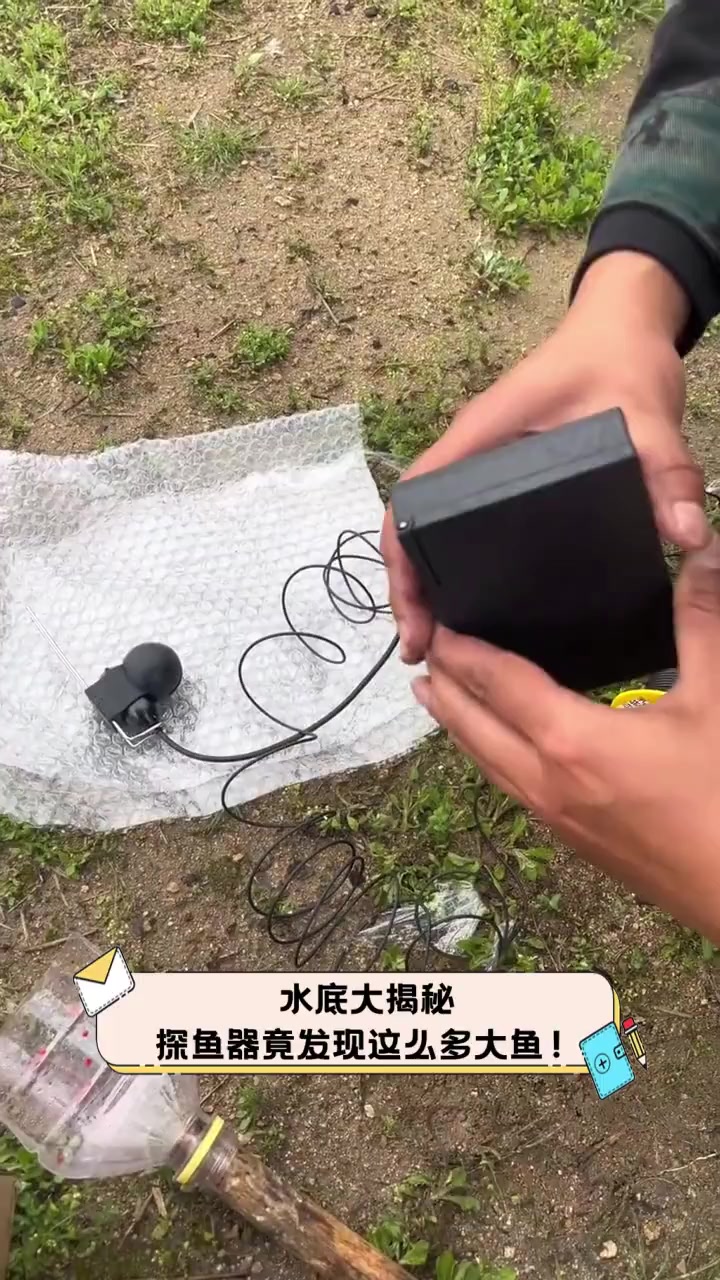 水底大揭秘,探鱼器竟发现这么多大鱼!