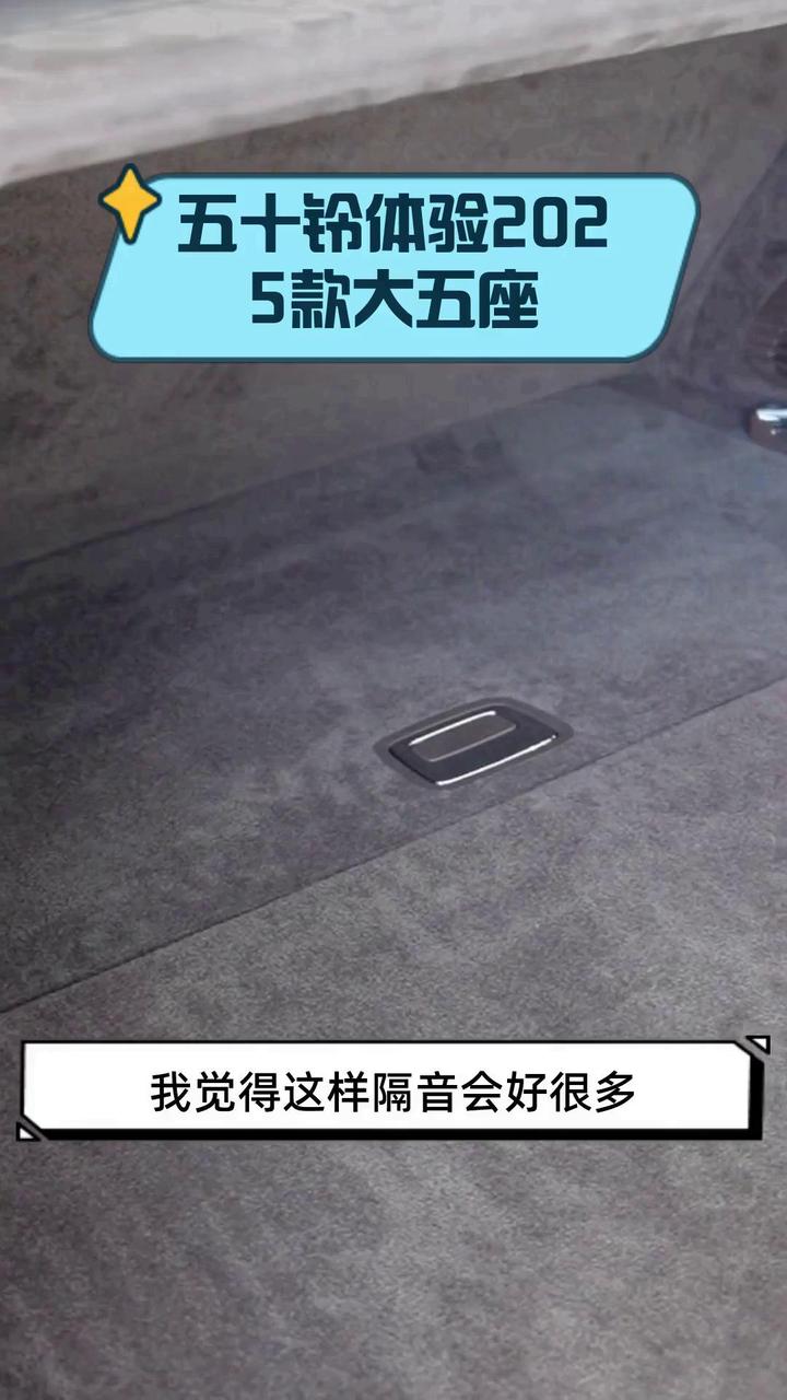 五十铃体验2025款大五座