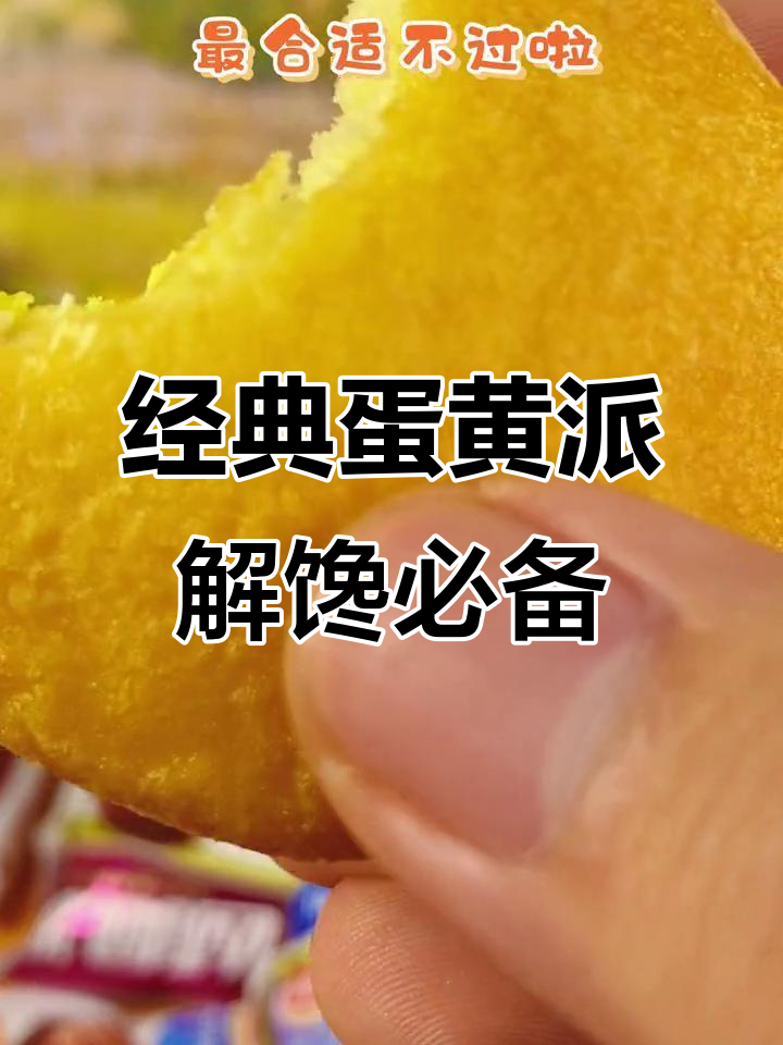 达利园蛋黄派:外焦内软,甜而不腻的完美搭配