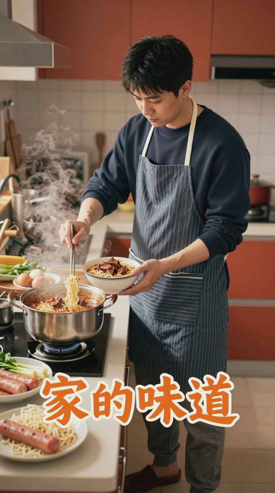 香辣牛肉面，家的味道