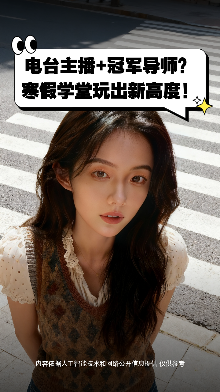 电台主播+冠军导师？寒假学堂玩出新高度！