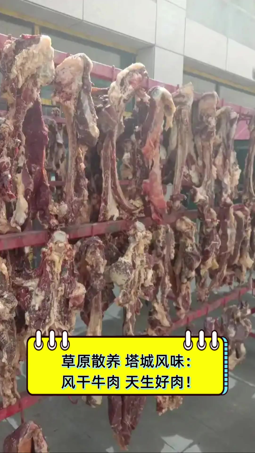 草原散养,塔城风味:风干牛肉,天生好肉!