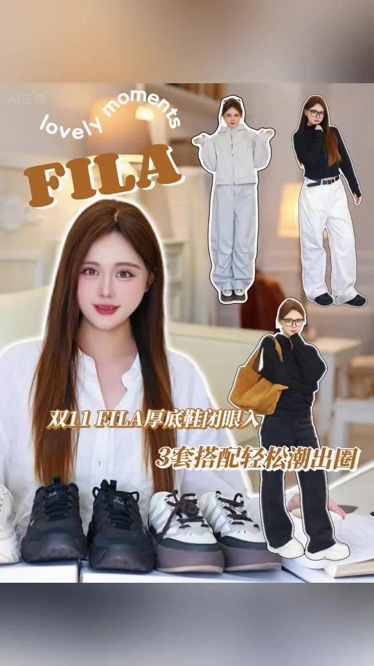 FILA超值得买！三双厚底鞋！