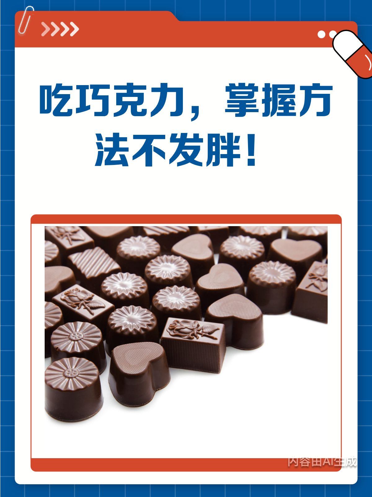 适量吃巧克力,真的会发胖吗?