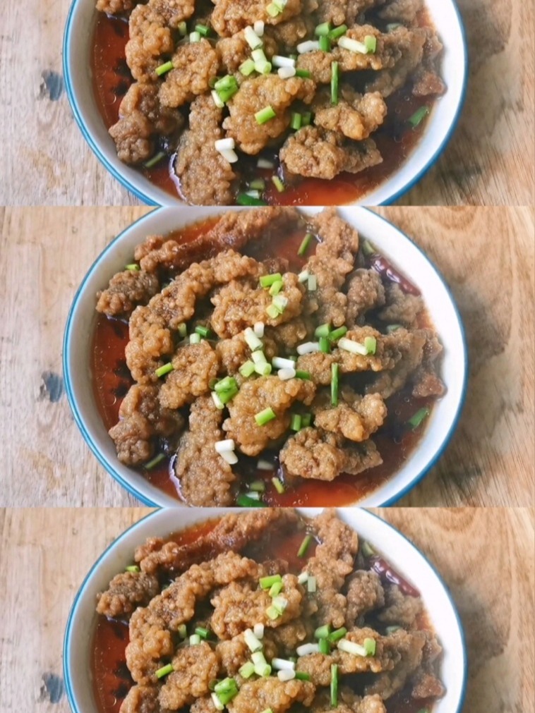 八大碗之一蒸酥肉入口软糯而且有嚼劲