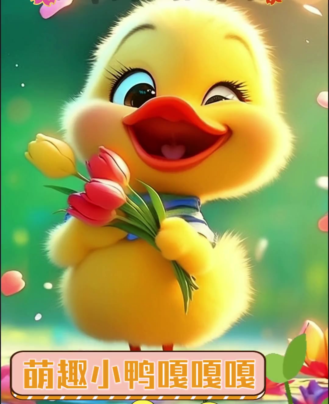 萌趣小鸭嘎嘎嘎