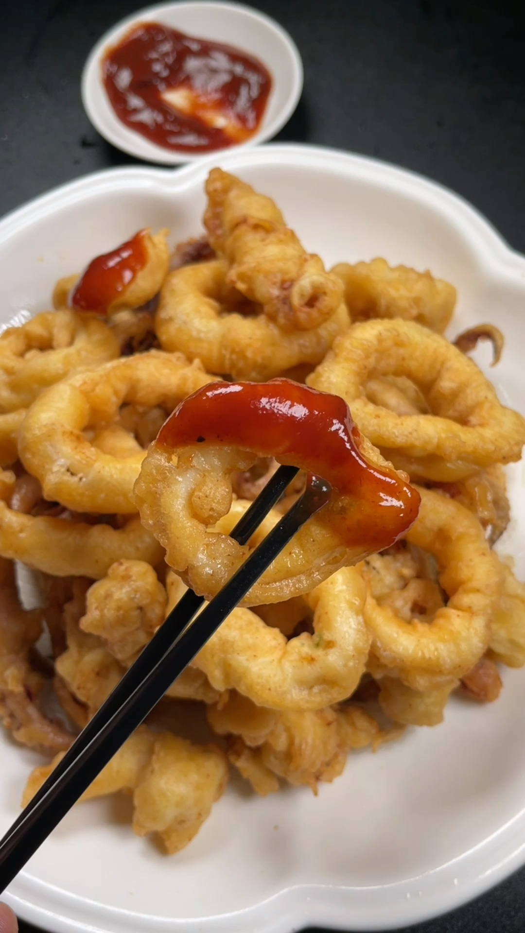 香炸鱿鱼圈
