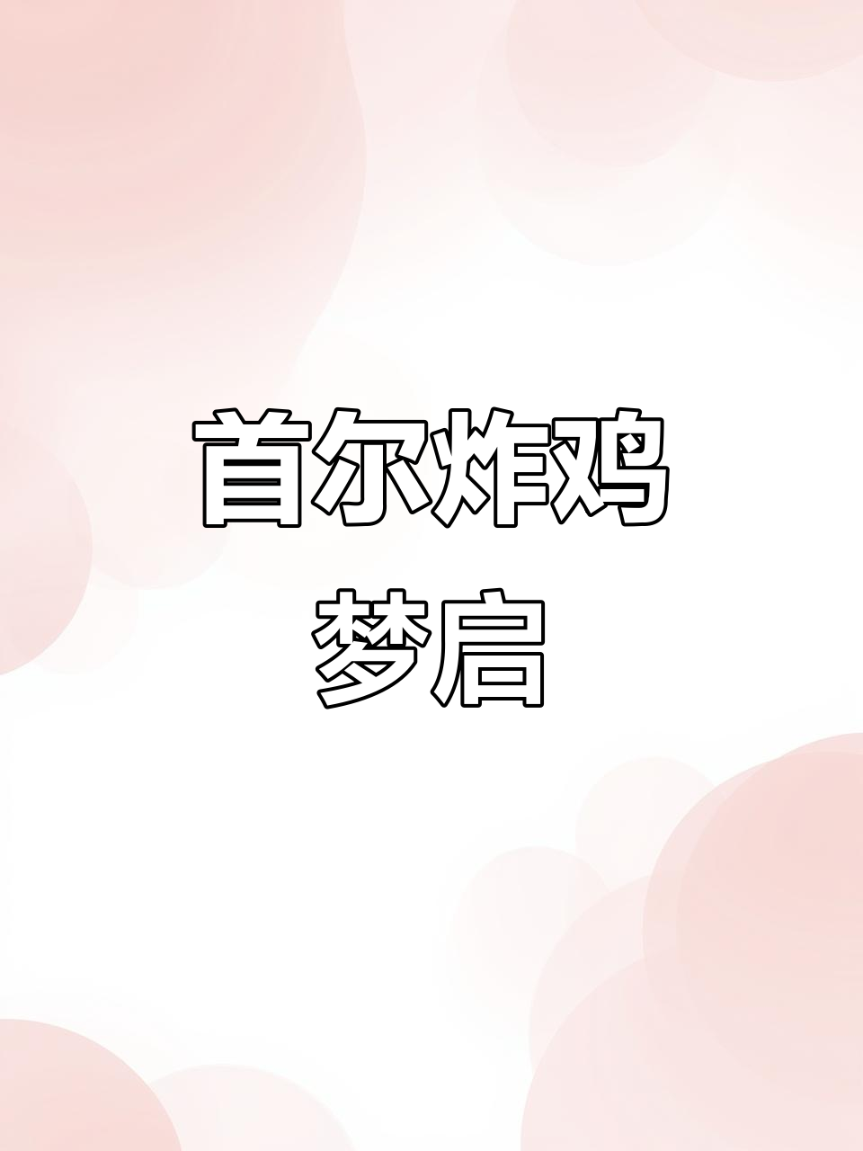合同生效,唯有成功或失败,首尔炸鸡的梦想即将点燃!